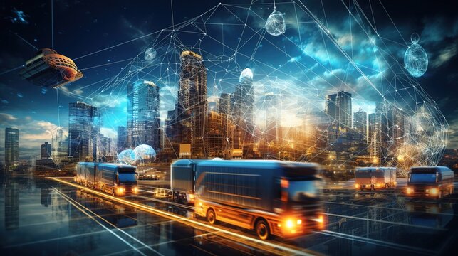 Logistics and transportation, Integrated warehousing and transportation operation service. Network distribution of Container Cargo, generative ai
