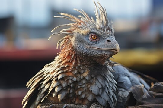 Close-Up of Citipati, Natural light, Generative AI