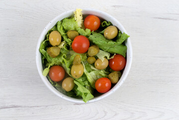 Mediterranean salad bowl