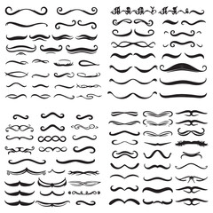 A set of silhouette Element vector illustration