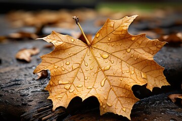Photograph Of Sycamore Leaf Natural Light, Generative AI