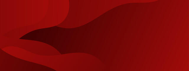 Modern shape red overlaping layers abstract background