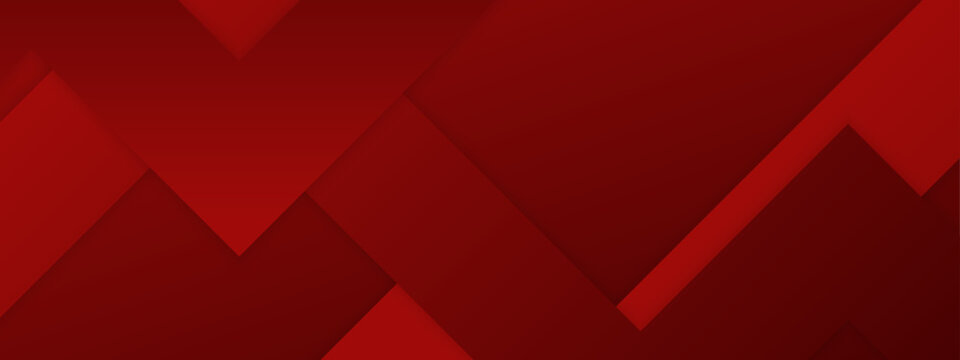 Abstract red geometric background with copy space.