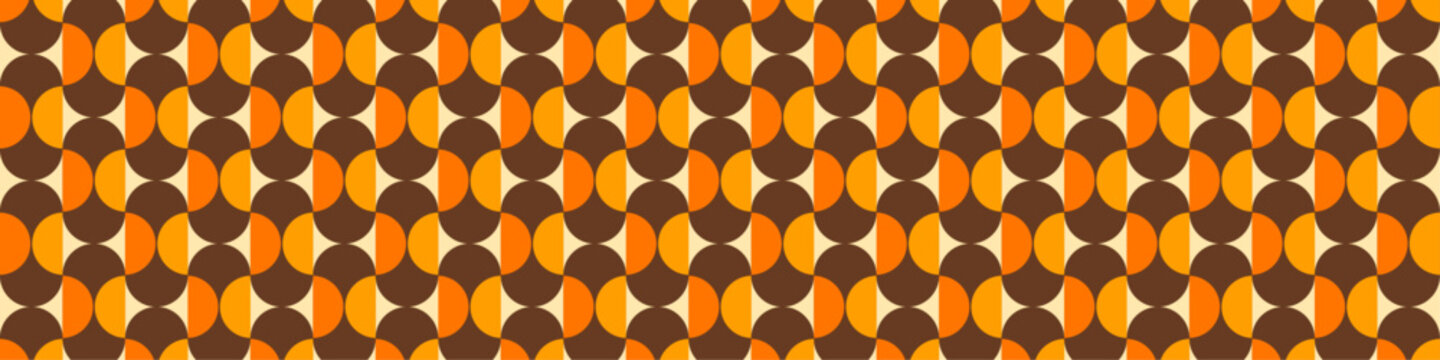 Abstract Vintage Retro Aesthetic Wide Background Pattern