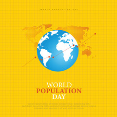 World Population Day 11th july ,post, banner, Design Template
