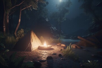 camping, Generative AI