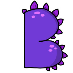 blue dianosarus cartoon elements