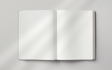 Realistic Book template render isolated