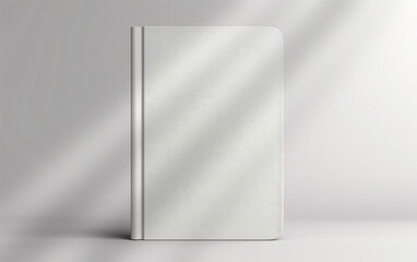 Realistic Book template render isolated