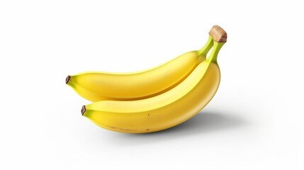 bunch of bananas isolated
