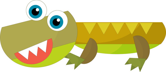 cartoon happy and funny colorful prehistoric dinosaur dino smiling friendly isolated illustration for kids © honeyflavour