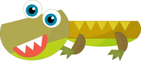 cartoon happy and funny colorful prehistoric dinosaur dino smiling friendly isolated illustration for kids © honeyflavour