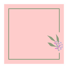 Floral Text Box