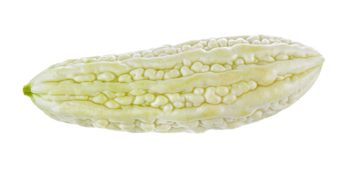 White bitter melon on transparent png