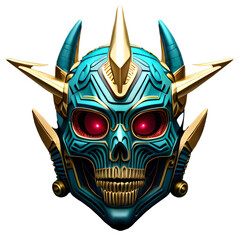 Fancy Danger blue skull