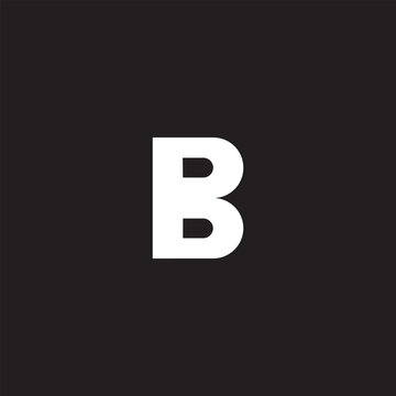 Font letter logo design with background.