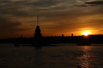 Sunset in istanbul