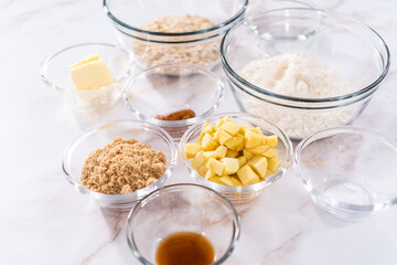 Apple oatmeal cookies