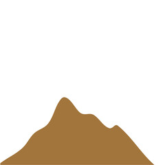 Brown Hills Mountain Lanscape