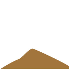 Brown Hills Mountain Lanscape