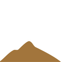 Brown Hills Mountain Lanscape