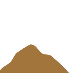 Brown Hills Mountain Lanscape