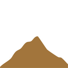 Brown Hills Mountain Lanscape