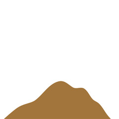 Brown Hills Mountain Lanscape