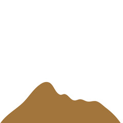 Brown Hills Mountain Lanscape