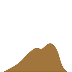 Brown Hills Mountain Lanscape