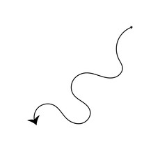 Abstract Line Arrow