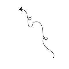 Abstract Line Arrow