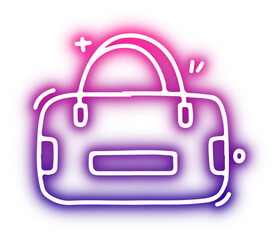 Set of Sport icon neon