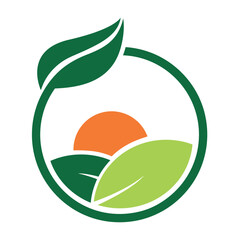 Organic food labels. Natural meal fresh products logo. Ecology farm bio food vector premium badges stock illustration stock illustration