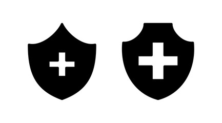 Fototapeta premium Health insurance icon vector. medical insurance icon