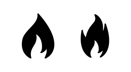 Obraz premium Fire icon vector. fire flame icon