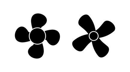 Fan icon vector. blower icon. propeller. ceiling