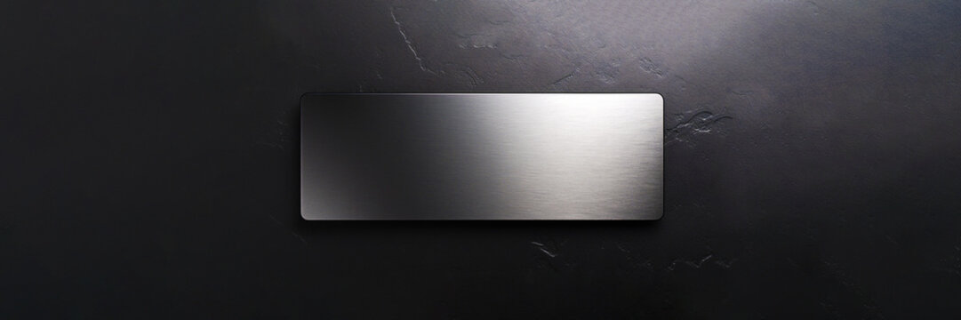 metal plate with copy space