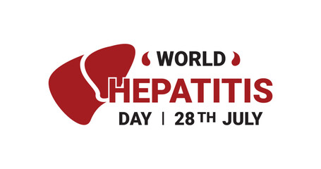 World Hepatitis Day vector on July 28 Worldwide. The theme illustrations are observed annually. Great for the world hepatitis day celebration