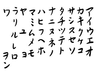 カタカナ, katakana, 日本語, japanese