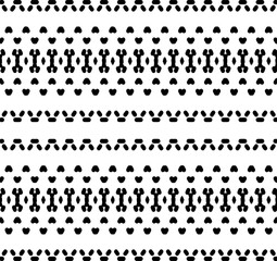 
 Minimal ornamental background with abstract shapes. Black and white texture. Simple abstract ornament background. 