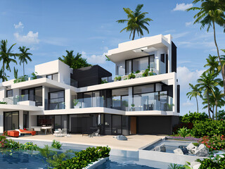 Fototapeta premium beach house