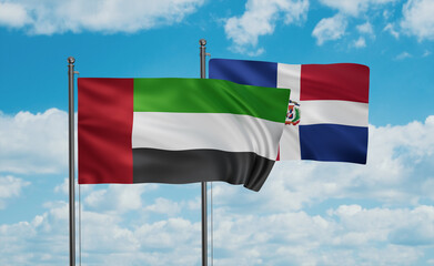 Belgium and  United Arab Emirates, UAE flag