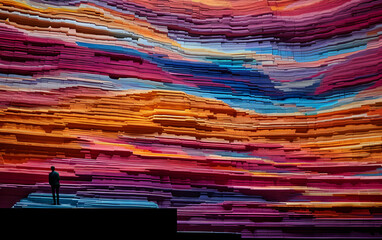 a lot of colorful abstract background