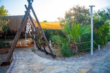 Oludeniz beach without people in the morning