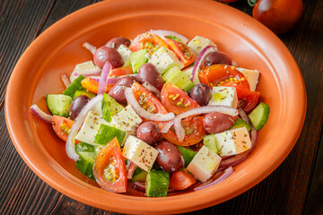 Bowl of Greek salad
