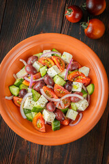 Bowl of Greek salad