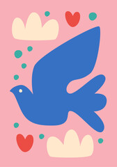 Bird Abstract Painting