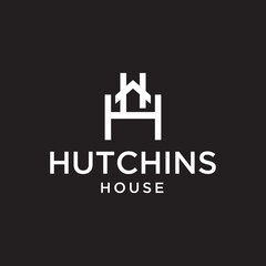 Initial h house logo design vector inspiration hutchins house