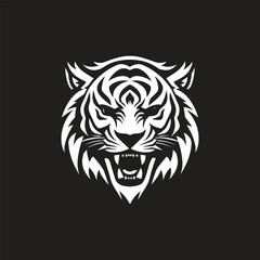 Tiger logo icon template design